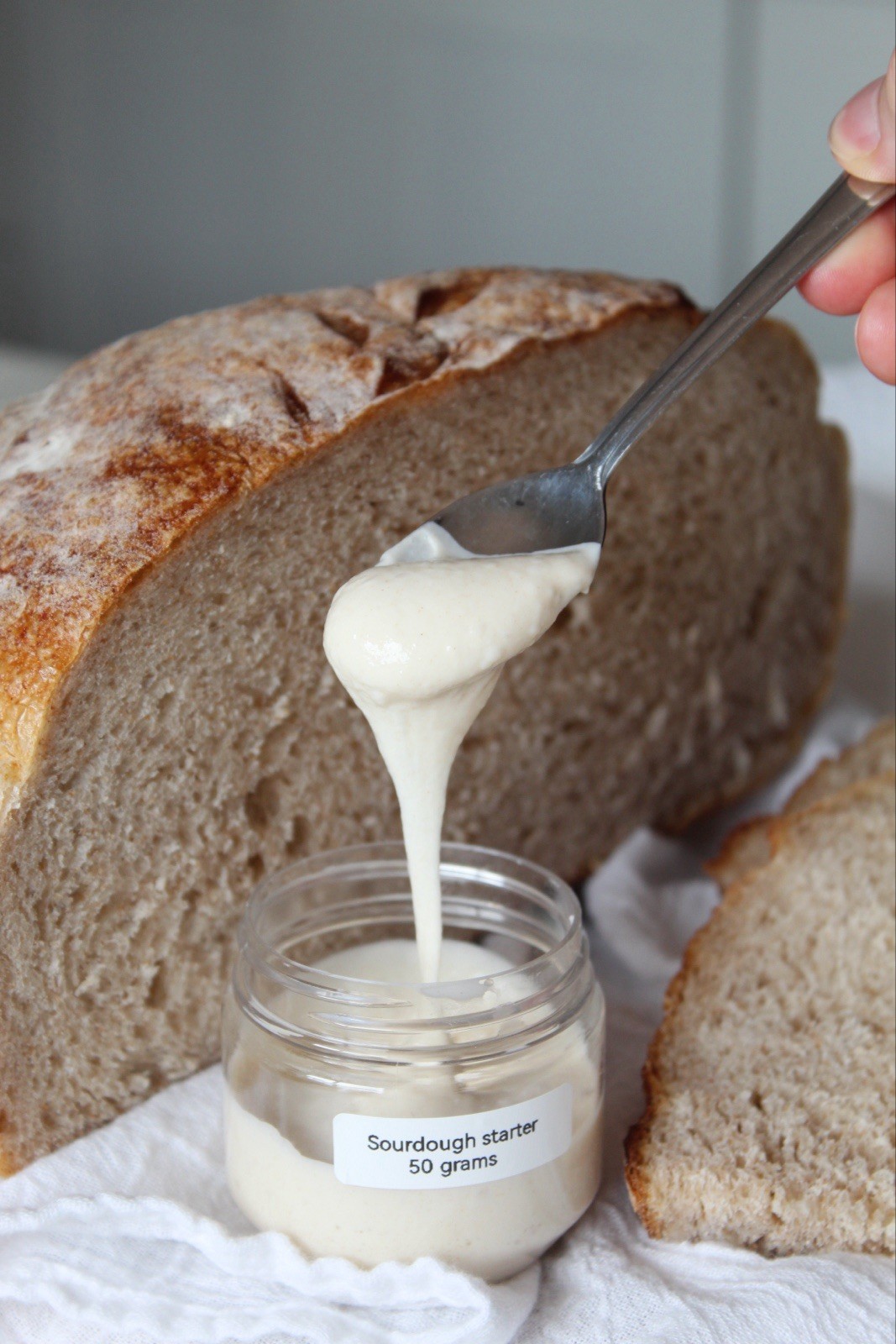 Organic Sourdough Live Starter 50 Grams 100% Organic Non GMO