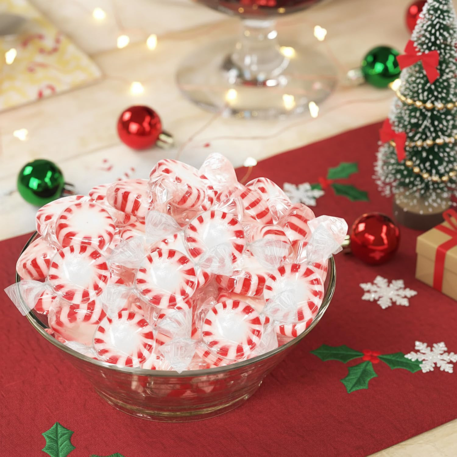 Bulk Starlight Peppermints Candy – 5 Pound Individually Wrapped Christmas Pepper