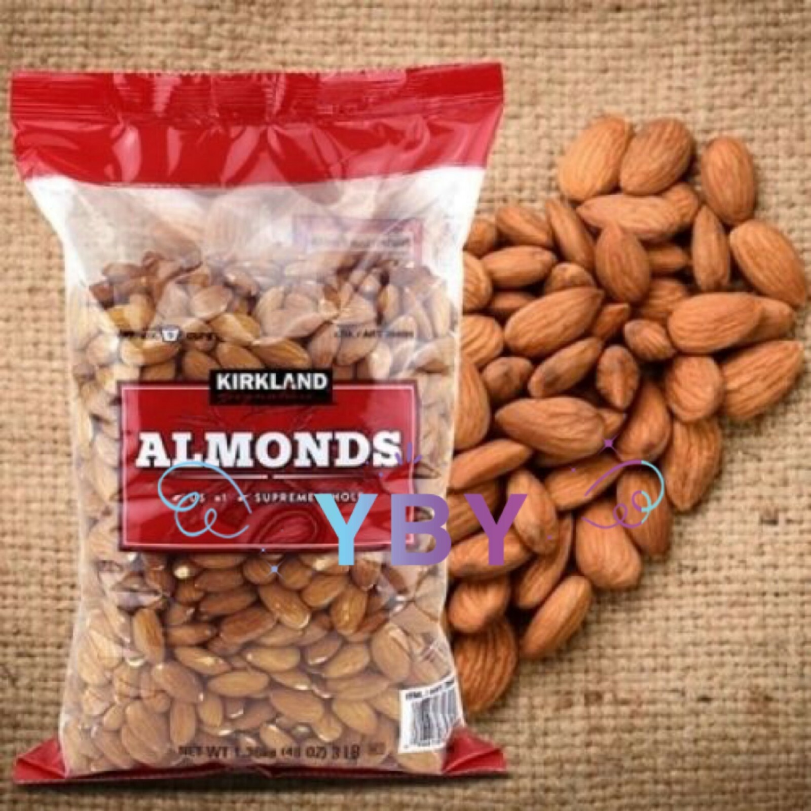 Kirkland Signature Supreme Whole Almonds 3 lb