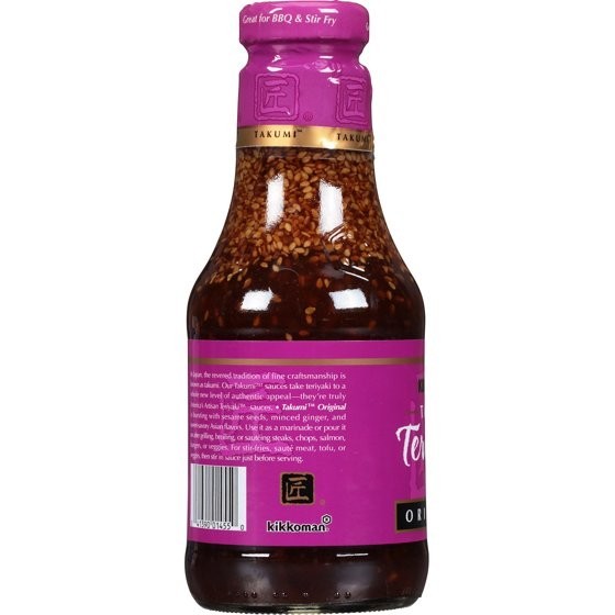 Kikkoman Takumi Teriyaki Sauce Original, 20.5 oz Glass Bottle