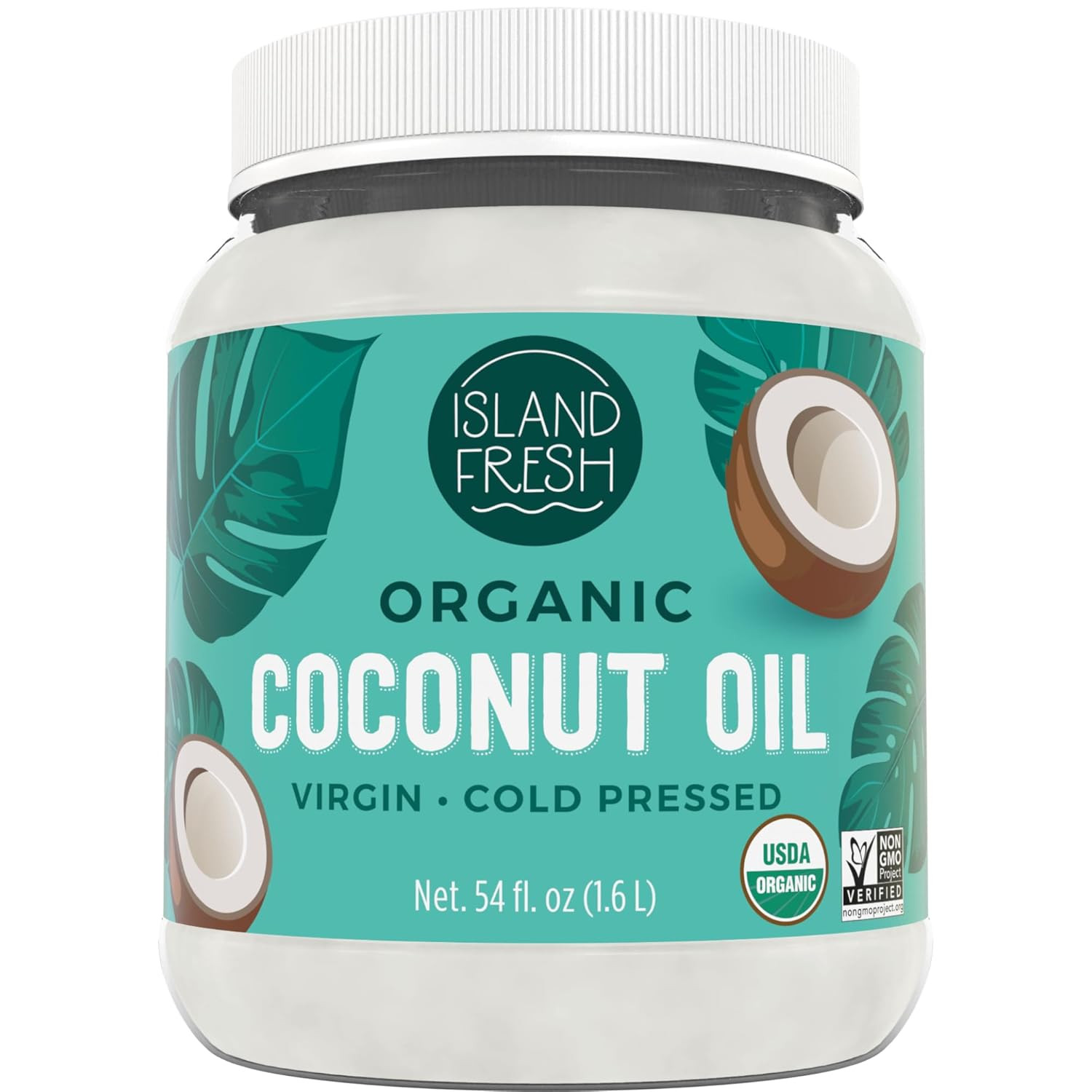 Aceite De Coco Organico Comestible Para El Cabello La Piel Natural Extra Virgen