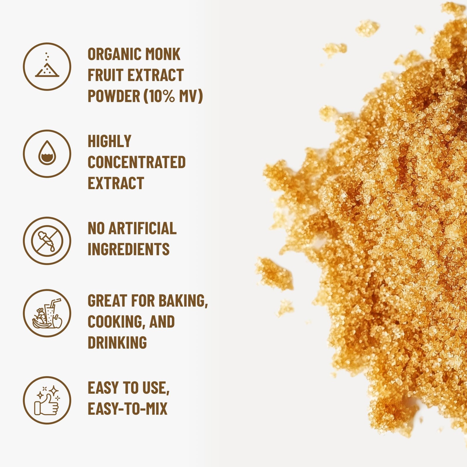 Organic Monk Fruit Extract Powder, 3.5 oz, Pure USDA Organic Monk Fruit Extra…