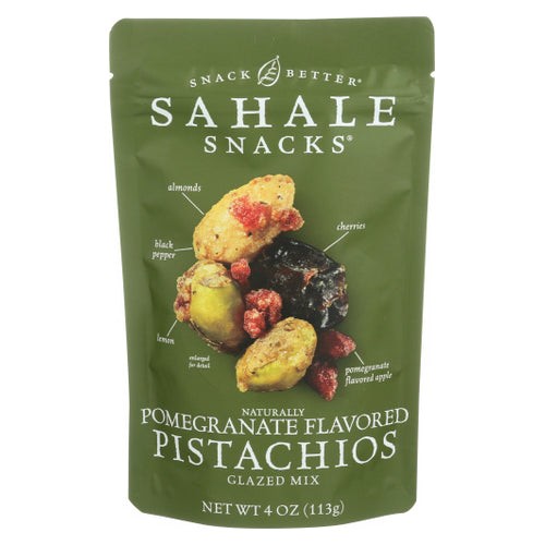 Naturally Pomegranate Flavored Pistachios 4 Oz(Case Of
