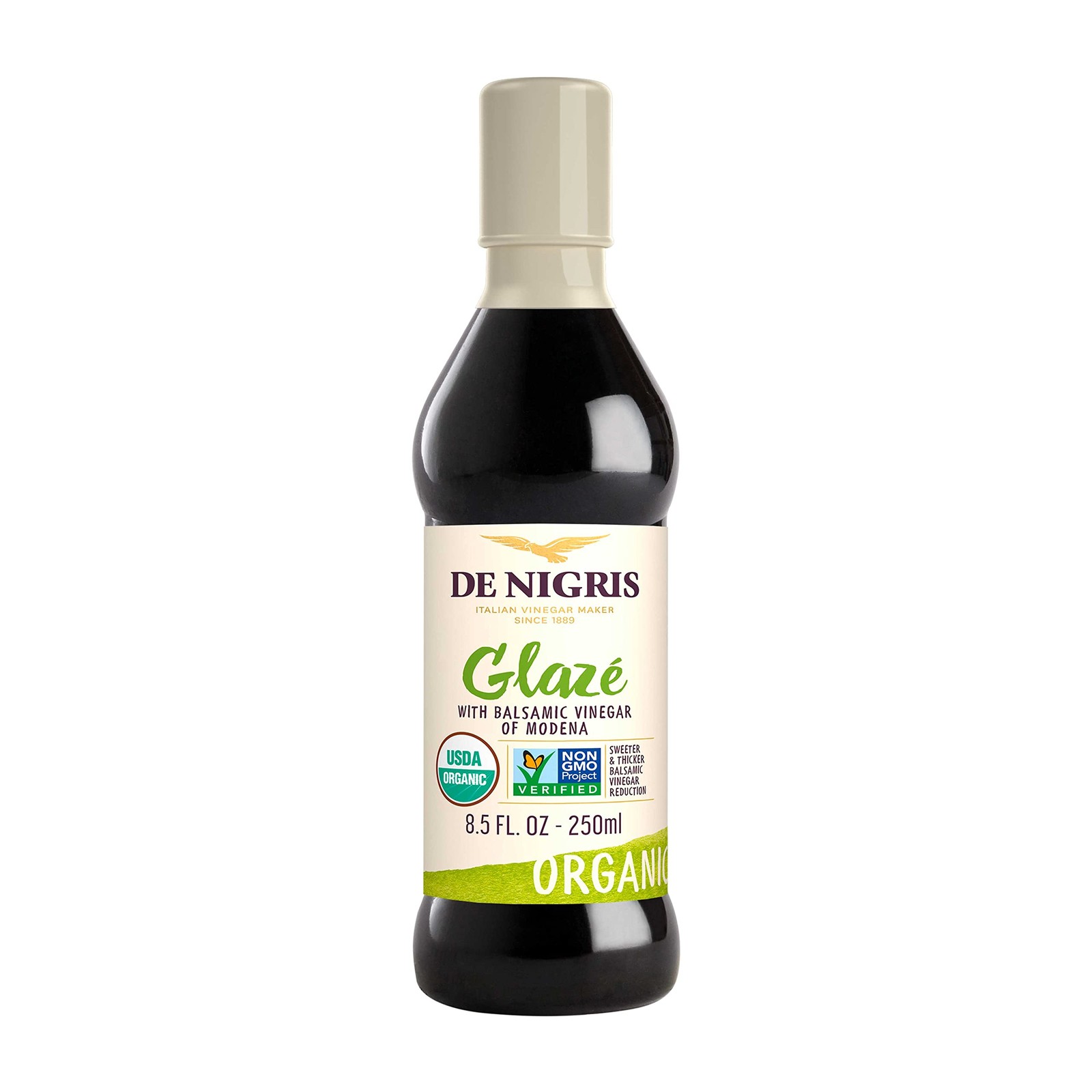 Organic Glaze With Balsamic Vinegar Of Modena 8,5 Oz (250ml) | Balsamic Glaze…