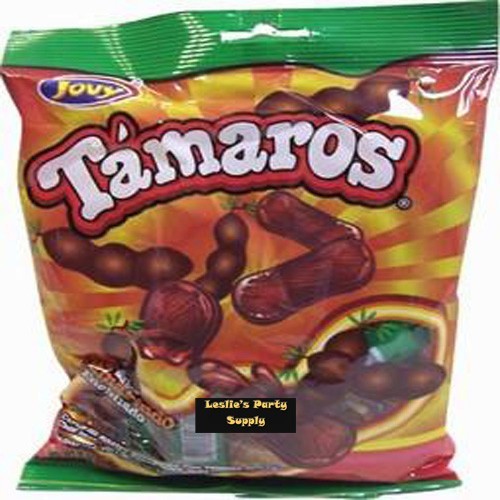 Jovy Tamaros Tamarind Flavor Chili hard candy fill w/soft Net Wt 6oz (170g) Bag