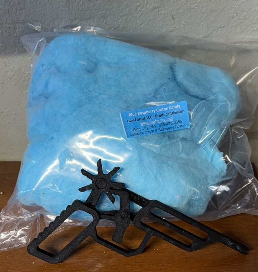 Grandparents Gift Kit – 1 Bag Cotton Candy, 1 Rubber Band Relocator