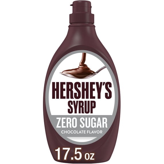 Hershey’s Zero Sugar Chocolate Syrup, Bottle 17.5 oz Free Ship