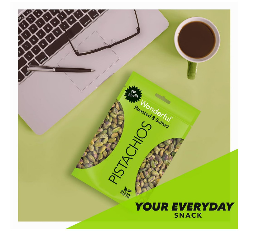Wonderful Pistachios No-Shell Roasted and Salted Nuts 36 Ounce Resealable Bags