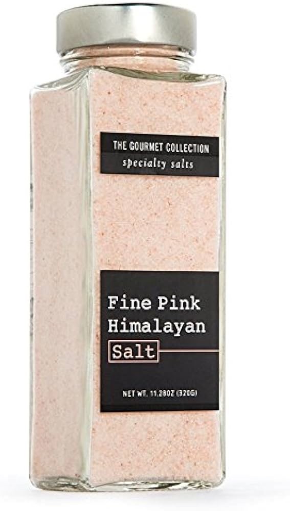 The Gourmet Collection Fine Pink Himalayan Salt 320 grams Glass Jar
