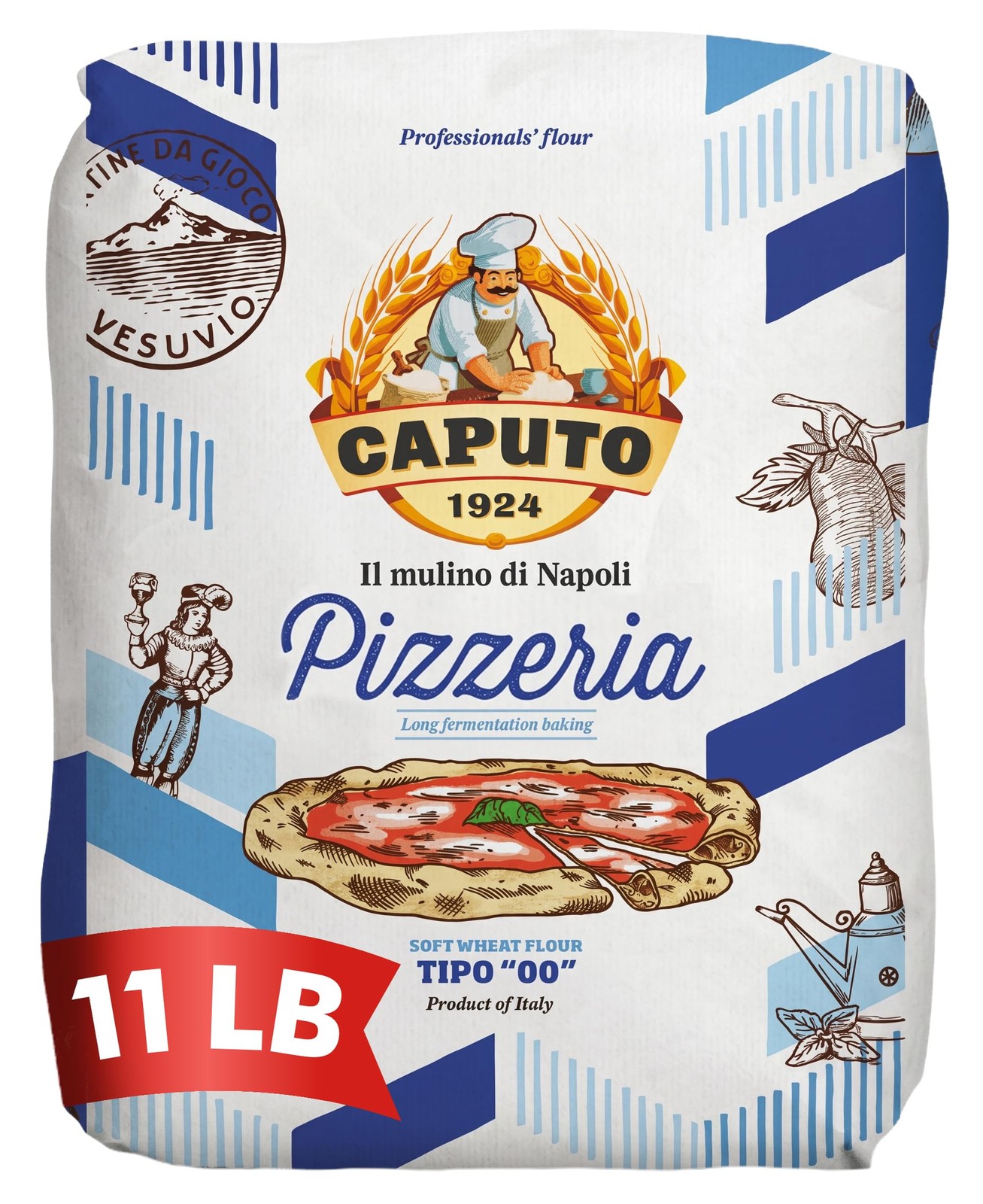 Antimo Caputo 00 Pizzeria Flour 11 lb Bag – Perfect for Neapolitan Pizza