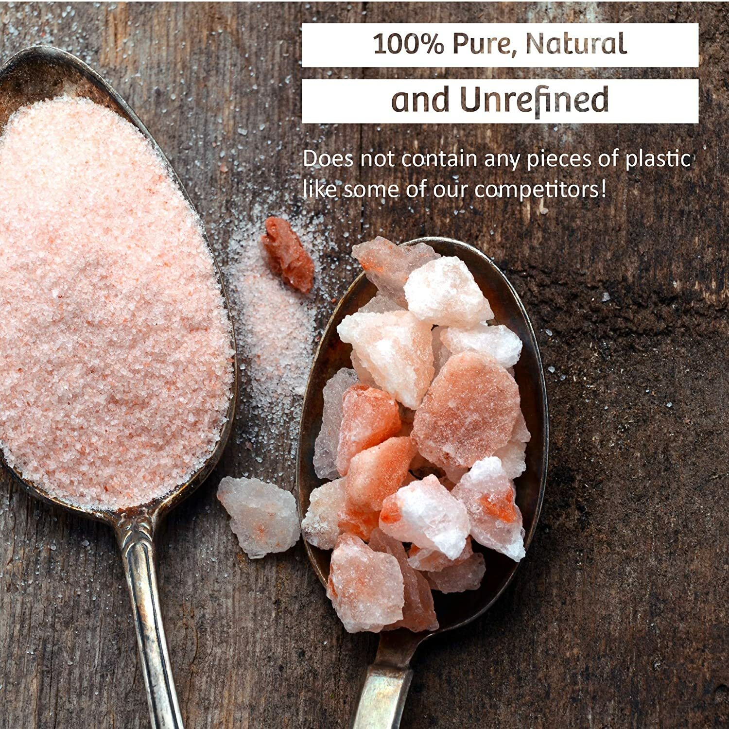 The Spice Lab Pink Himalayan Salt Coarse Grinder Pack – Natural, Pure Crystals