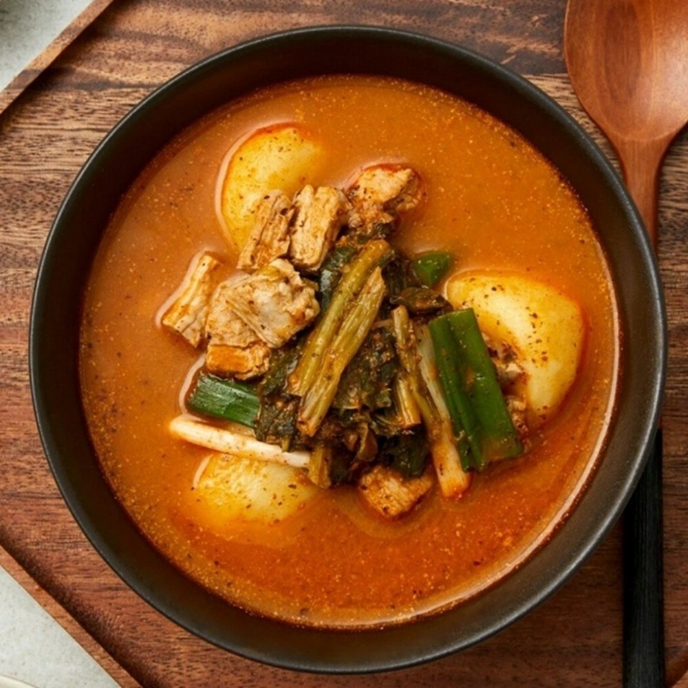 CJ Bibigo Pork Gamjatang Soup 460g x 2 Packs Korean Ready Meal