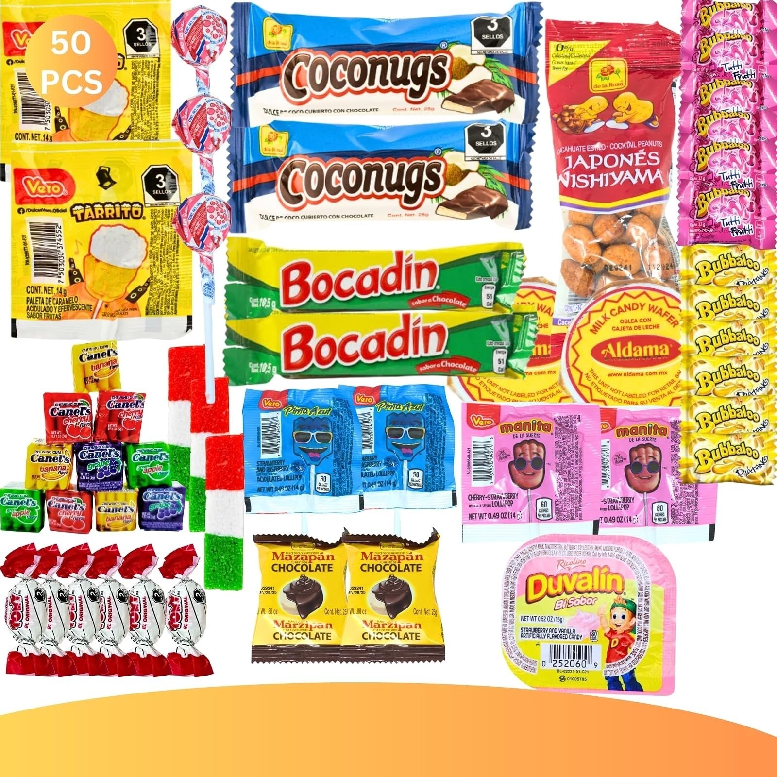 Mexican Candy Variety Pack – 50 Count Dulces Mexicanos