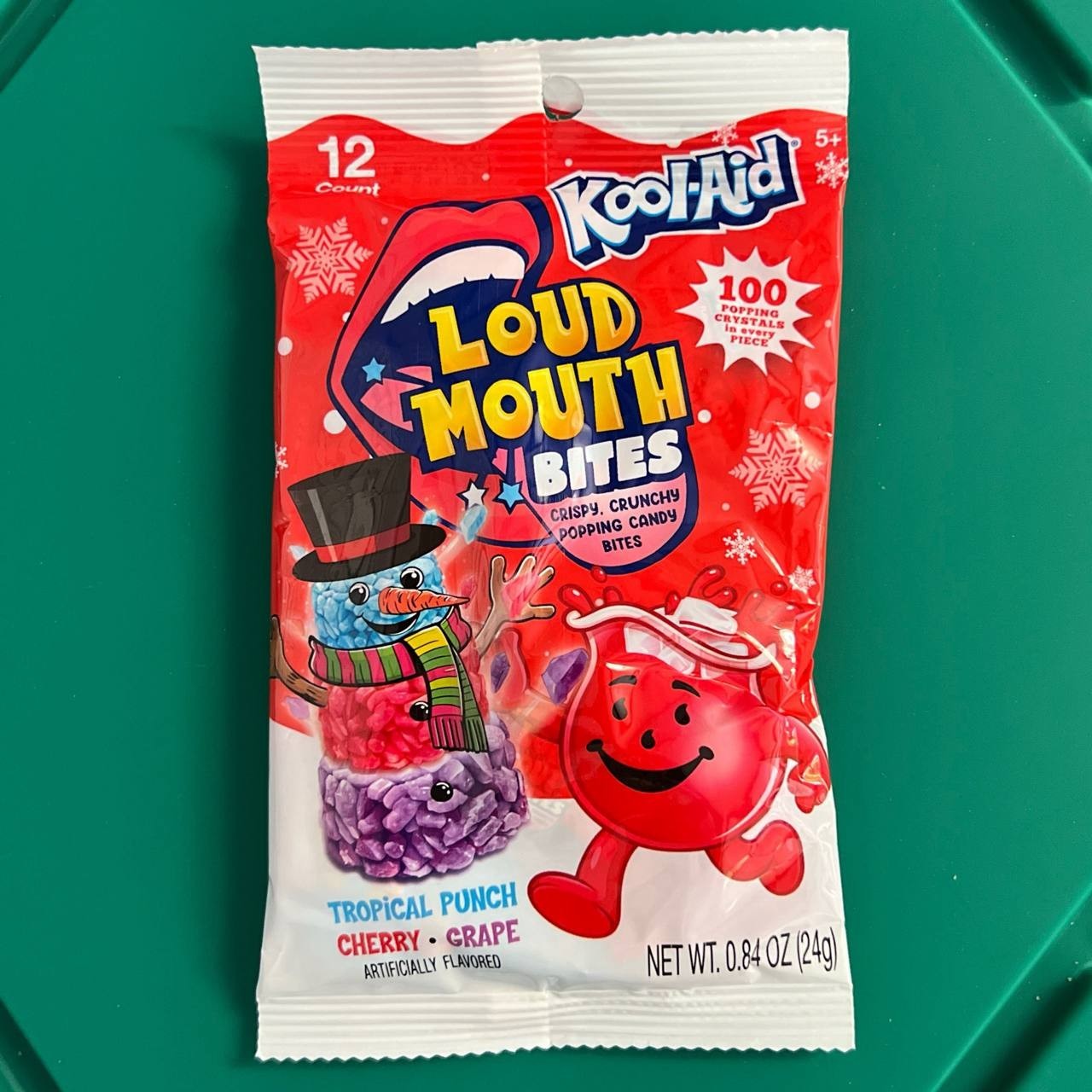 2 Pack Kool Aid Loud Mouth Bites Crispy Crunchy 12 count Exp 07/2027