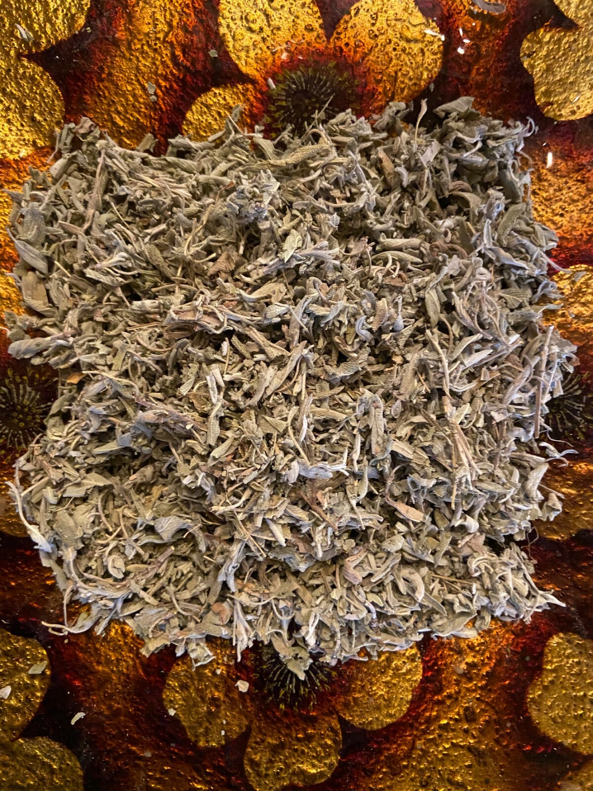 Sage Leaves, European Wild Harvested, 1-16 oz. Free Shipp. Natural, Medium Cut.
