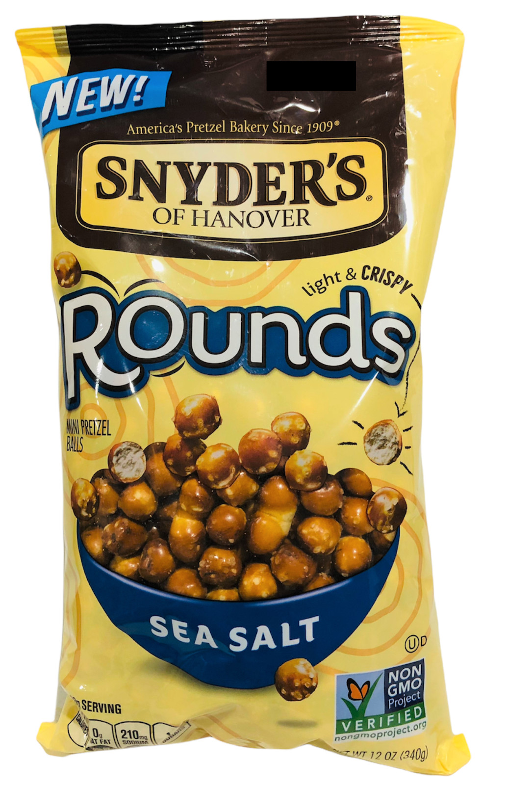Snyder’s Of Hanover Rounds Sea Salt Mini Pretzel Balls 12 oz Snyders