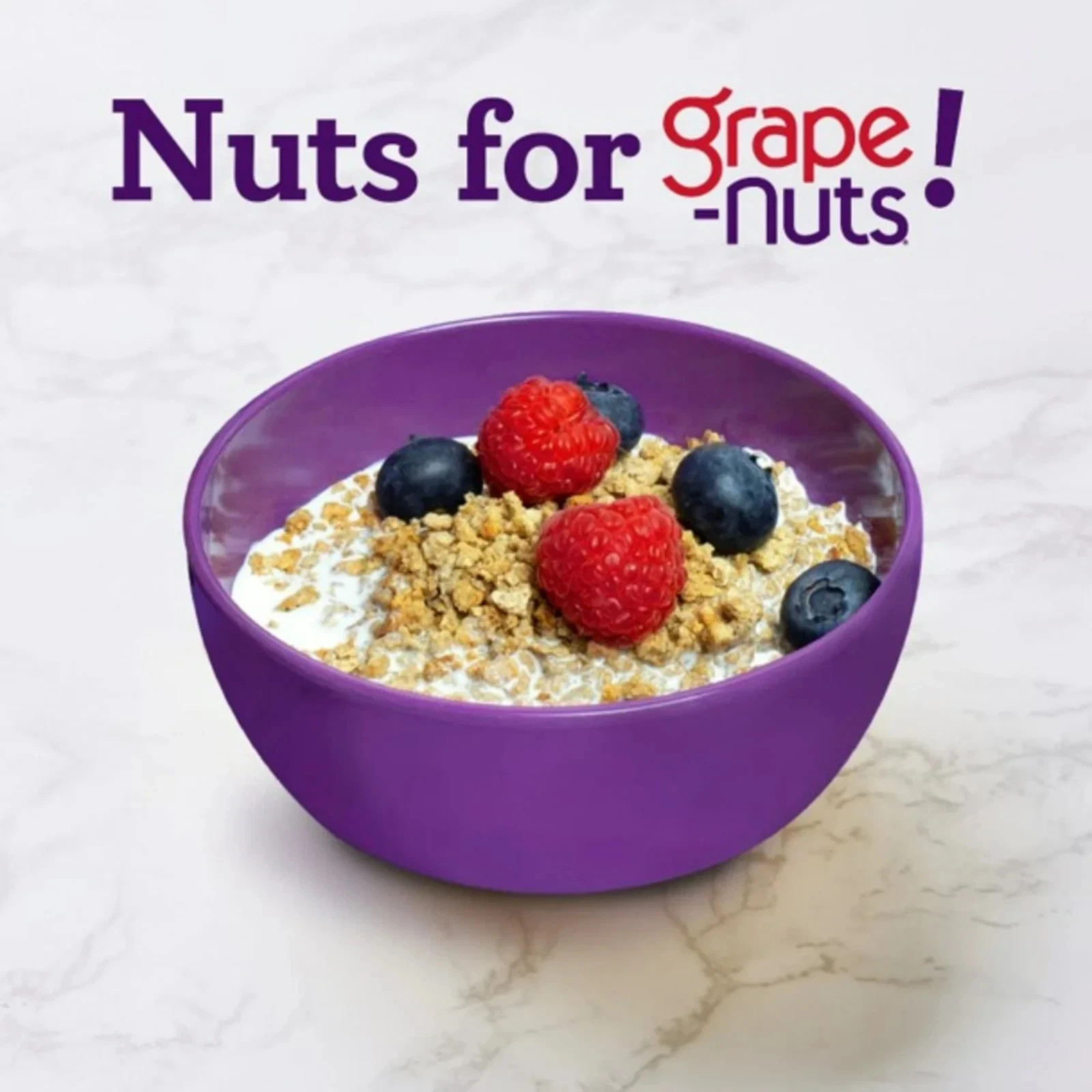 Post Grape Nuts Original Breakfast Cereal, Crunchy Breakfast Cereal 29 oz Box