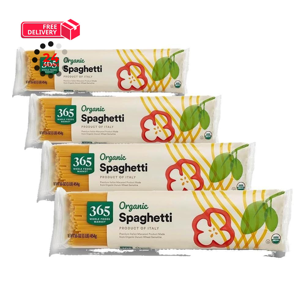 365 by Whole Foods Market, Organic Spaghetti, 16 Ounce 16 (Pack of 4)