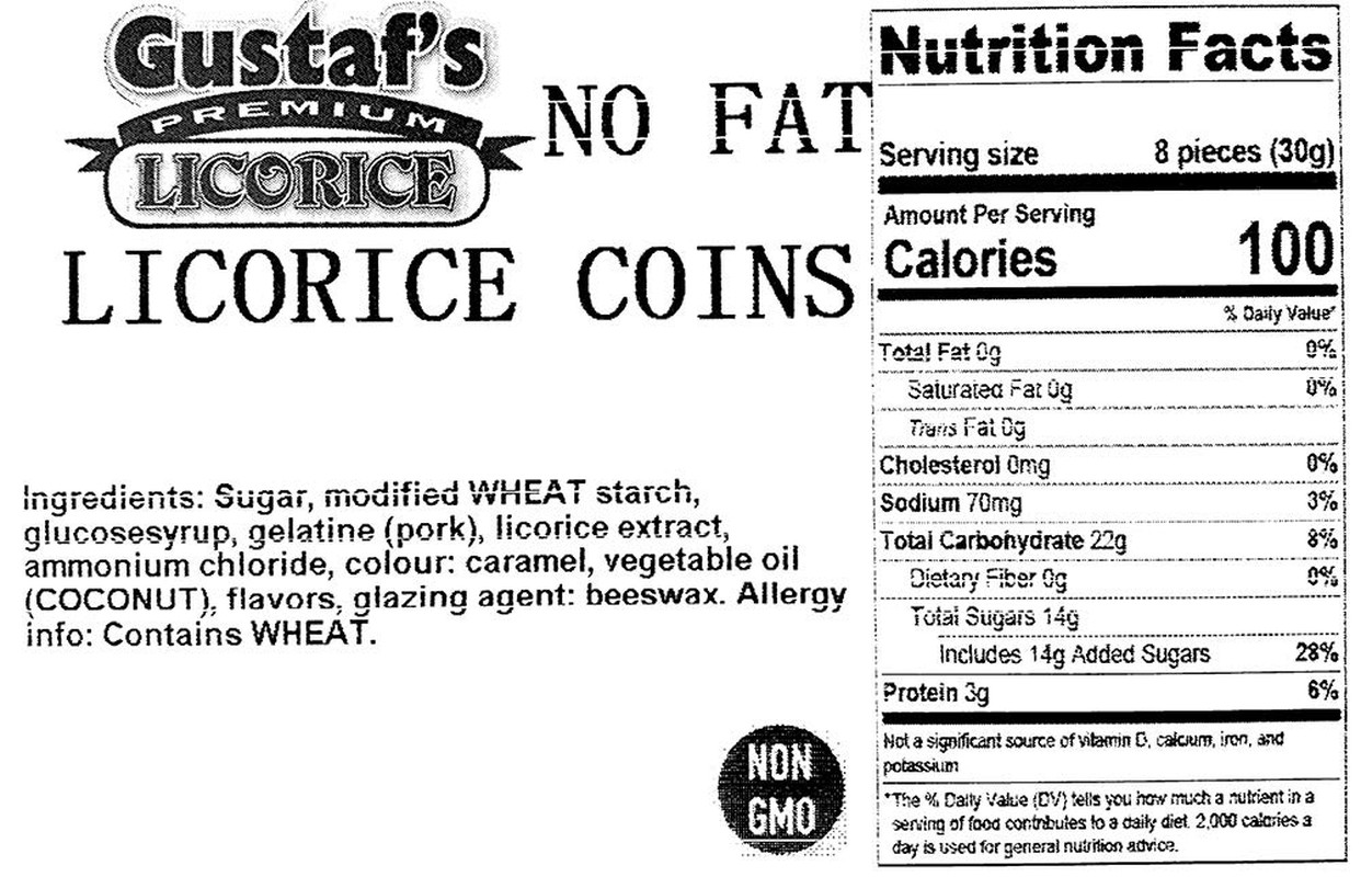Premium Dutch Licorice, Salted Licorice Coins, Imported Bulk Candy, 1 Pound