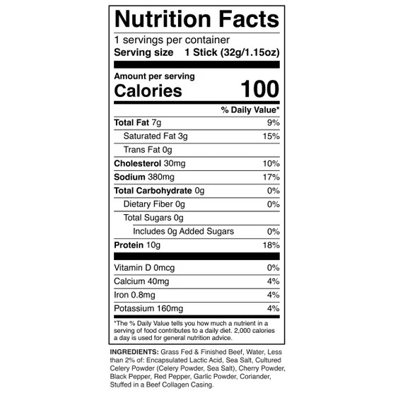 2-Pack Chomps Original Beef Sticks, Mild, 12 Individually Wrapped Sticks