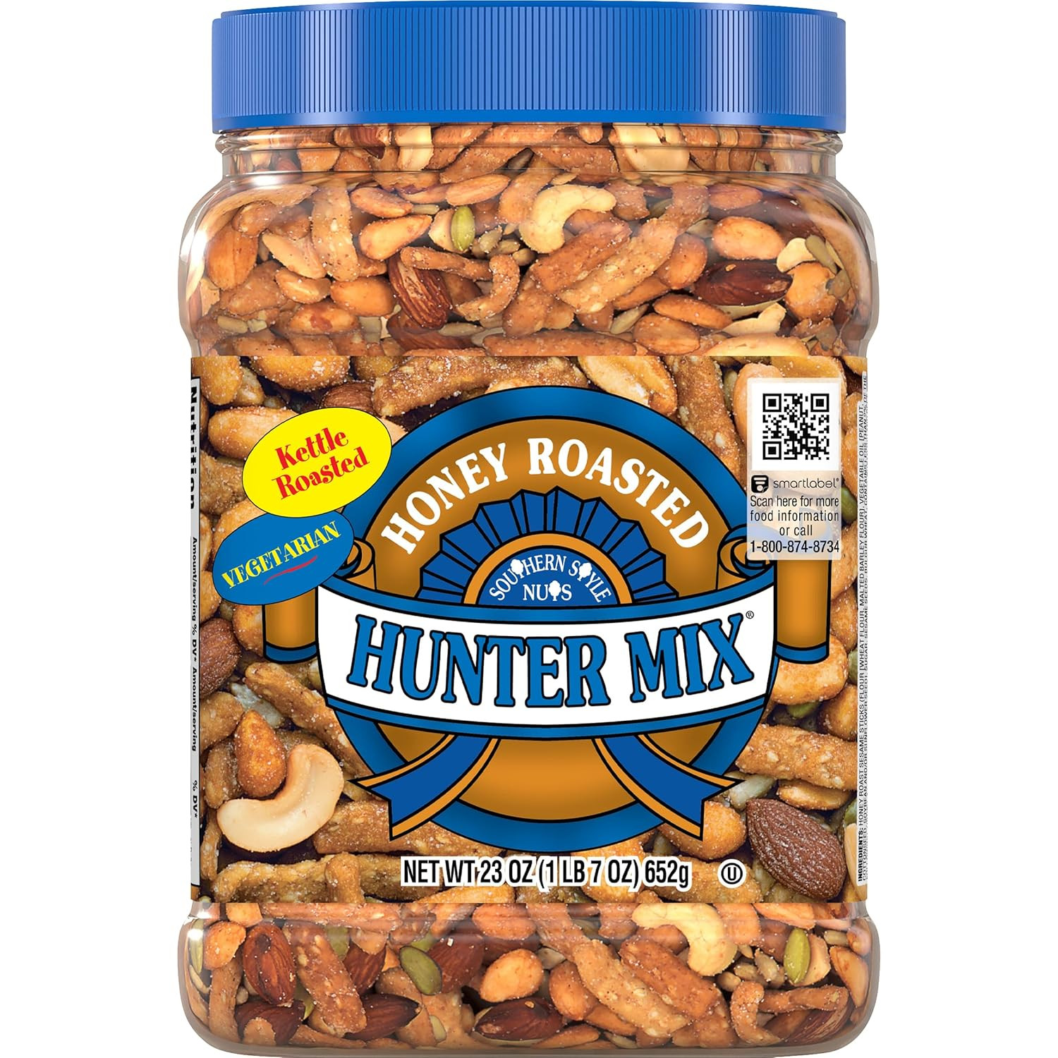 Honey Roasted Hunter Bulk Trail Mix, 23 Oz (Pack of 1), Honey Roasted Sesame Sti