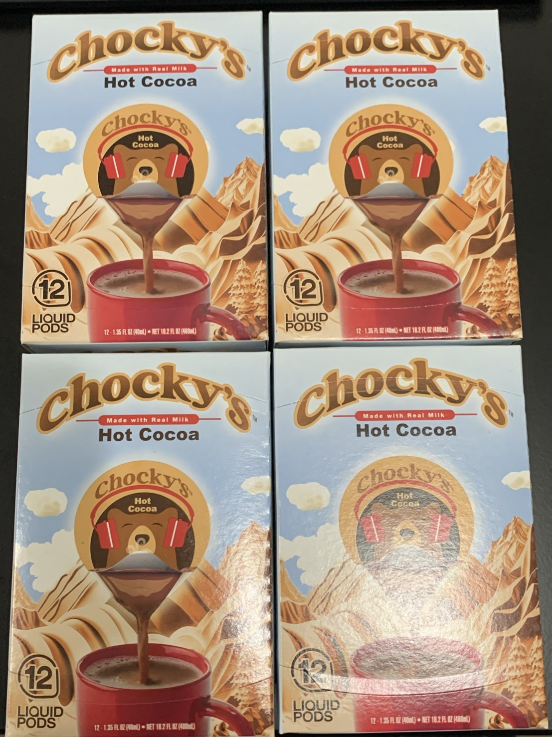 48 Pack Java House Chocky’s Hot Cocoa Peel and Pour Instant Hot Chocolate Pods