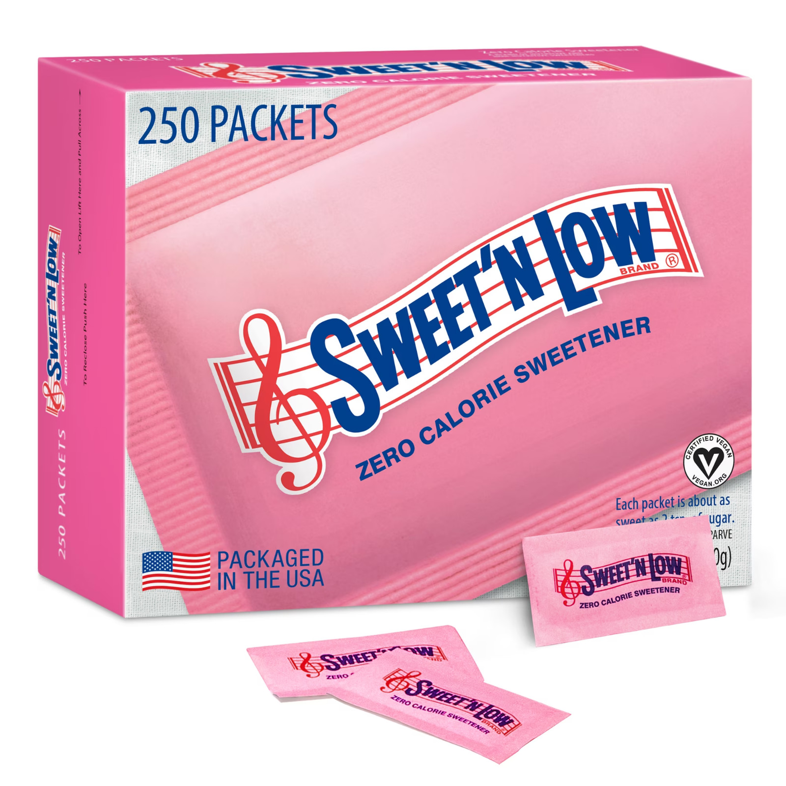 Sweet’N Low Zero Calorie Sweetener, 250 count, 8.8 oz