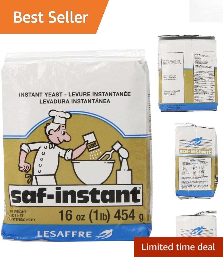 Saf-Instant Instant Yeast Gold – 1 lb Package for Reliable Baking Results