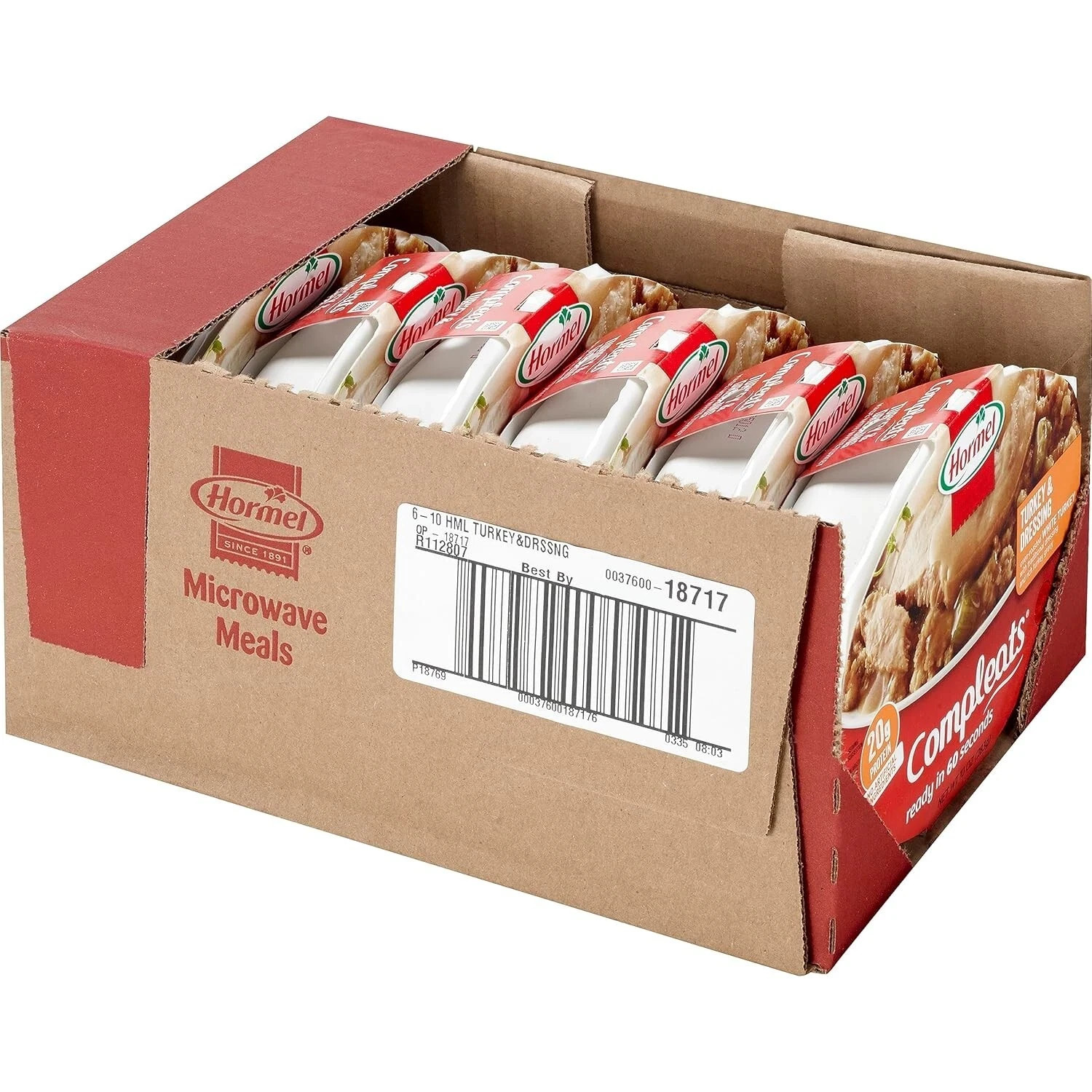 HORMEL COMPLEATS Turkey & Dressing Microwave Tray, 10 oz. (6 Pack) Free Shipping