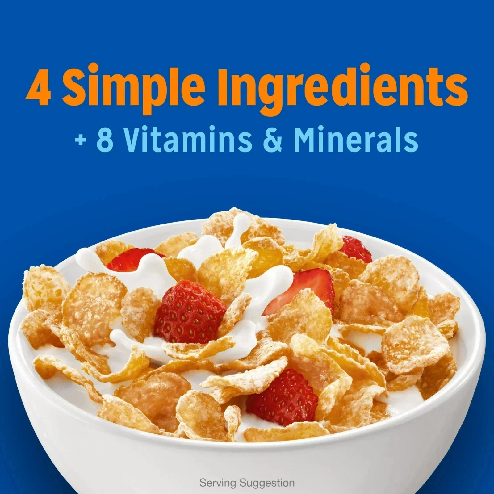 Kellogg’s Frosted Flakes Breakfast Cereal, Fat Free, Mega Size, 30.6 oz