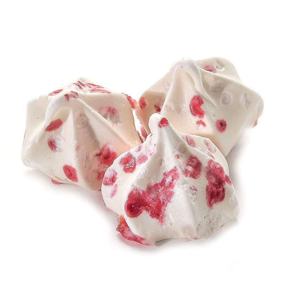Meringue Cookies Peppermint Crush Flavor 4 Oz – Gluten Free, Fat Free Snack