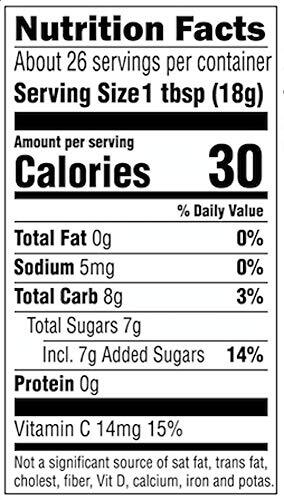 Crofter’s Organic Premium Peach Spread 16.5oz Fair Trade Cane Sugar