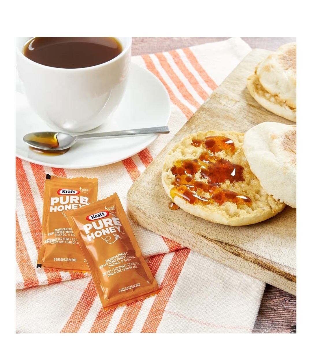 Kraft Honey Single Serve Packet (9 g Packets, Pack of 200)