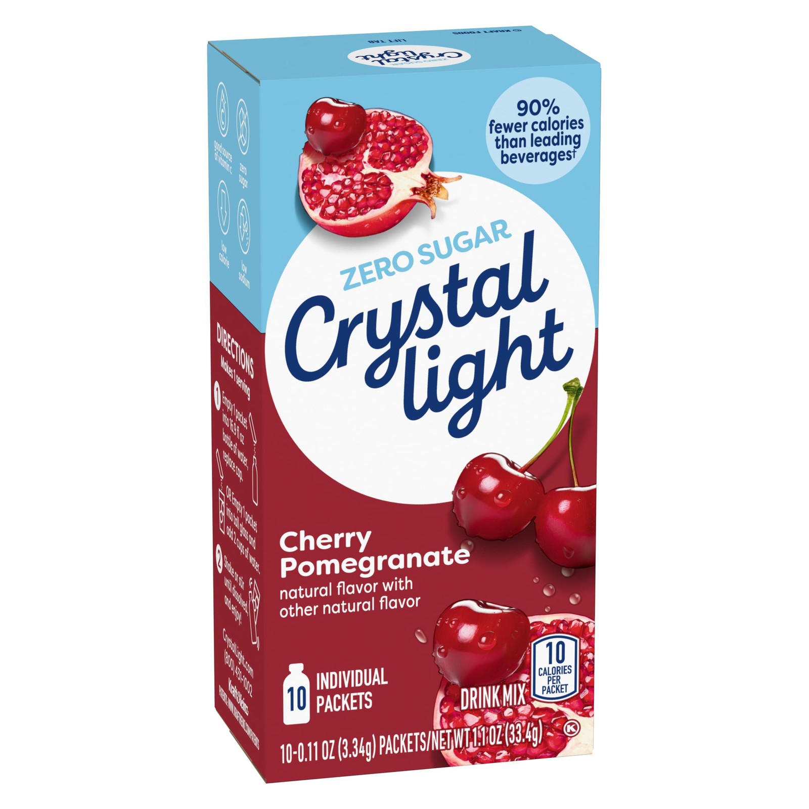 Crystal Light Drink Mix, 120 Packets, for Convenient 1.1 Ounce (Pack of 12)