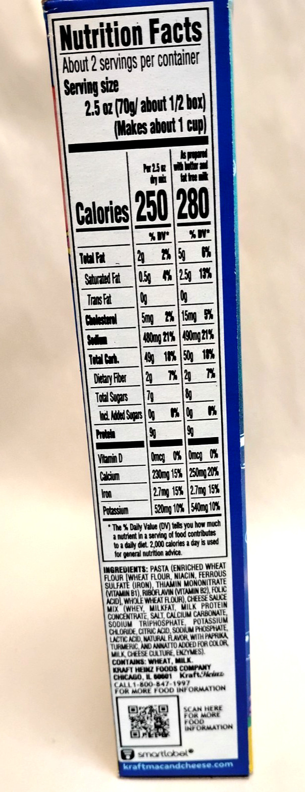 Kraft Spongebob Squarepants Macaroni Cheese Dinner 5.5 Oz Shapes Kids Meal NEW