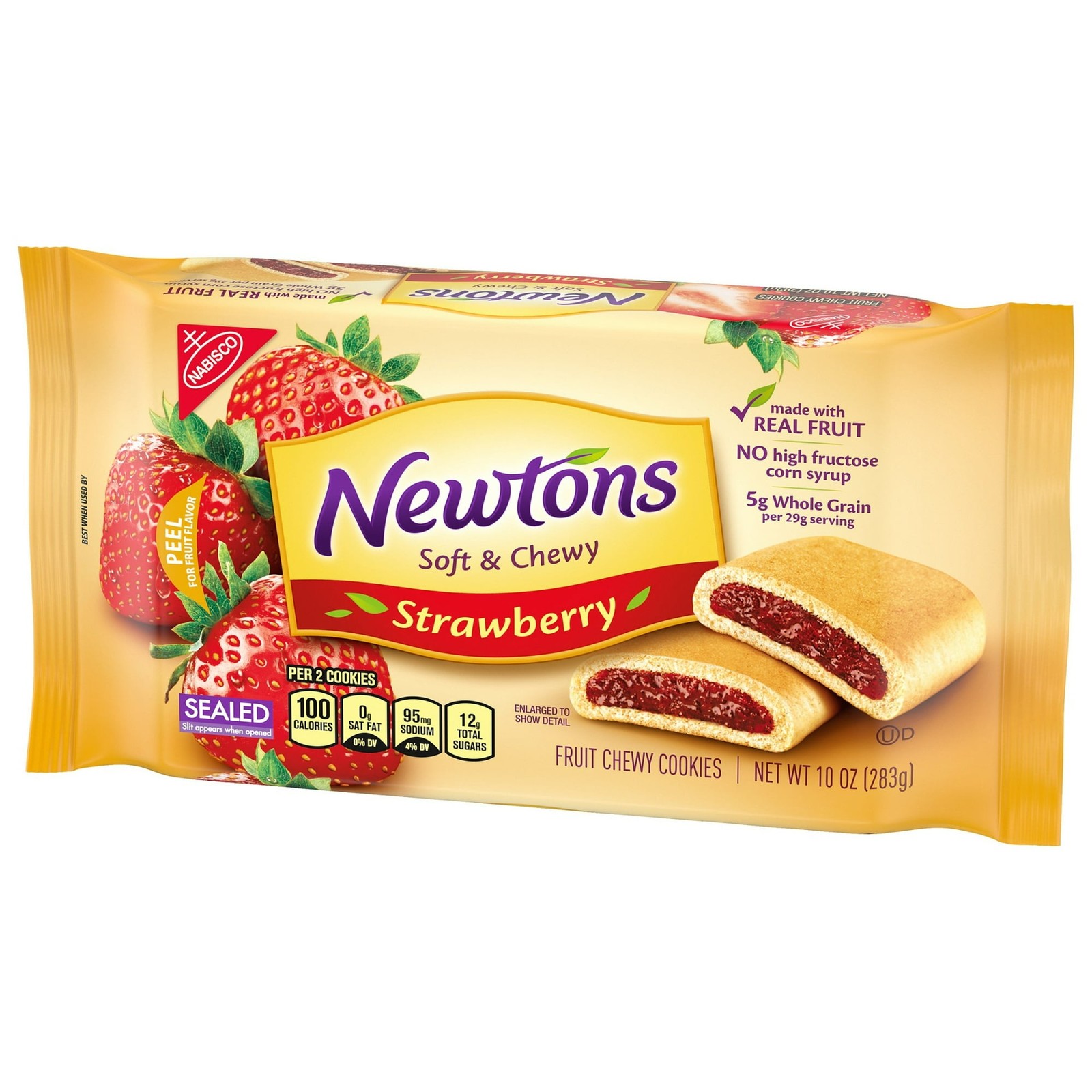 2 Pack Newtons Soft & Fruit Chewy Strawberry Cookies, (Strawberry Bars), 10 oz