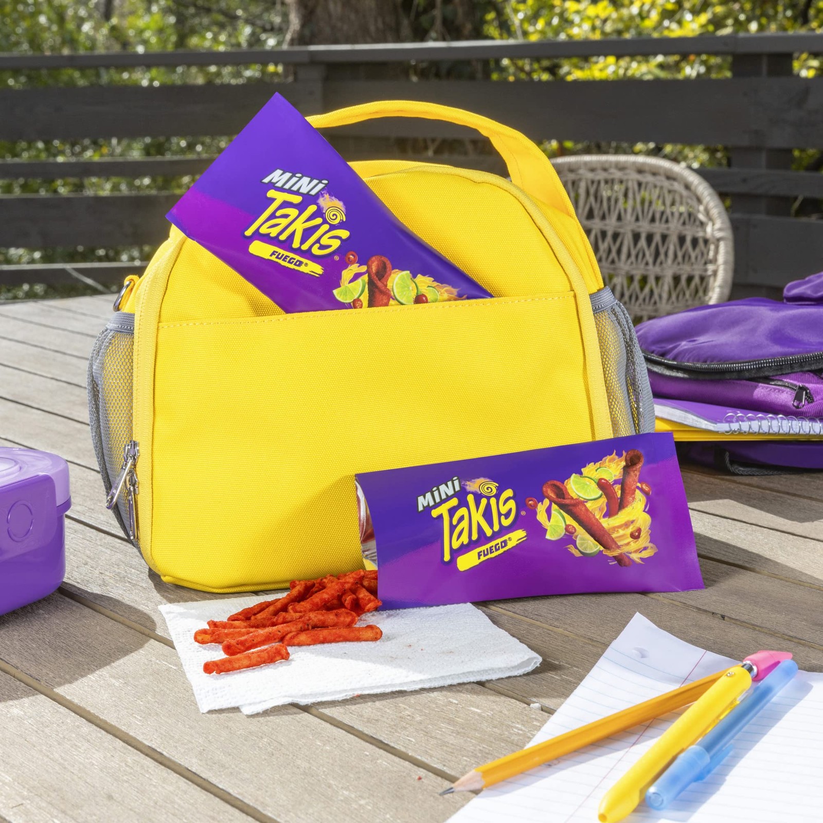 Takis Fuego Mini 25 pc / 1.23 oz Bite Size Multipack, 25 Ounce (Pack of 1)
