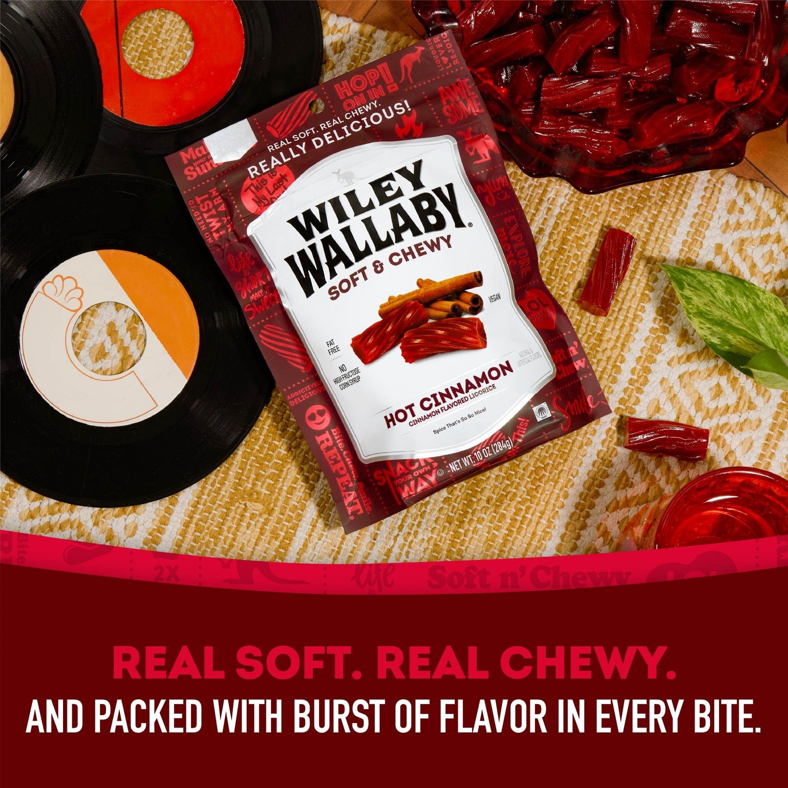 Wiley Wallaby Licorice 10 Ounce Classic Gourmet 10 (Pack of 1), Red