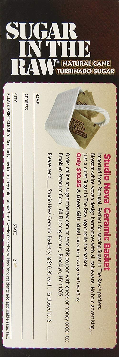 Sugar in the Raw Natural Cane Turbinado Sugar 25 Packets 4 Ounce Each 113 Grams
