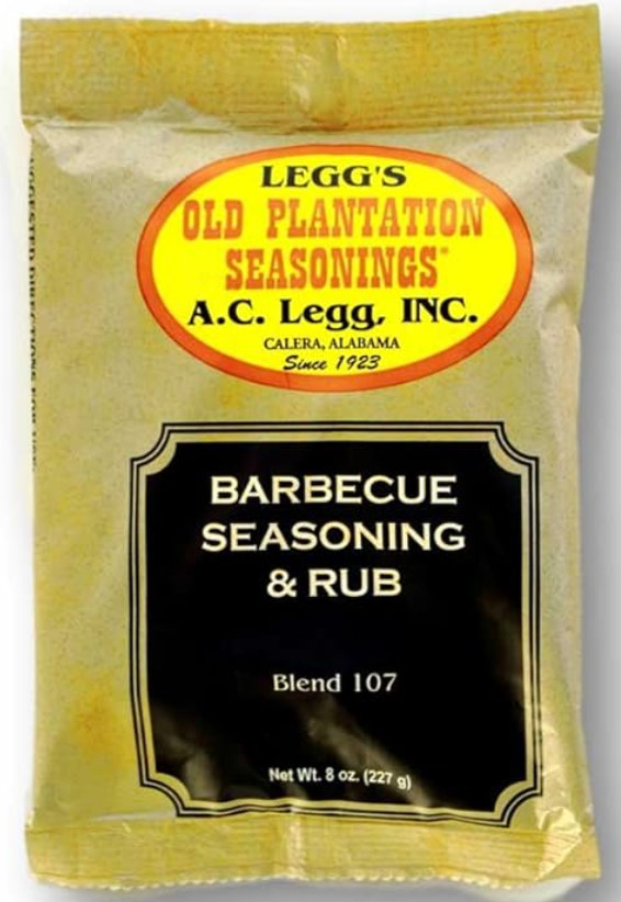 A.C. Legg – Barbecue Seasoning and Rub – 8 Ounce (Blend 107)