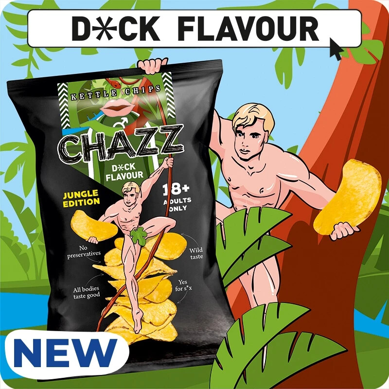 CHAZZ D!CK flavor Potato chips GIFT BOX NEW!!!