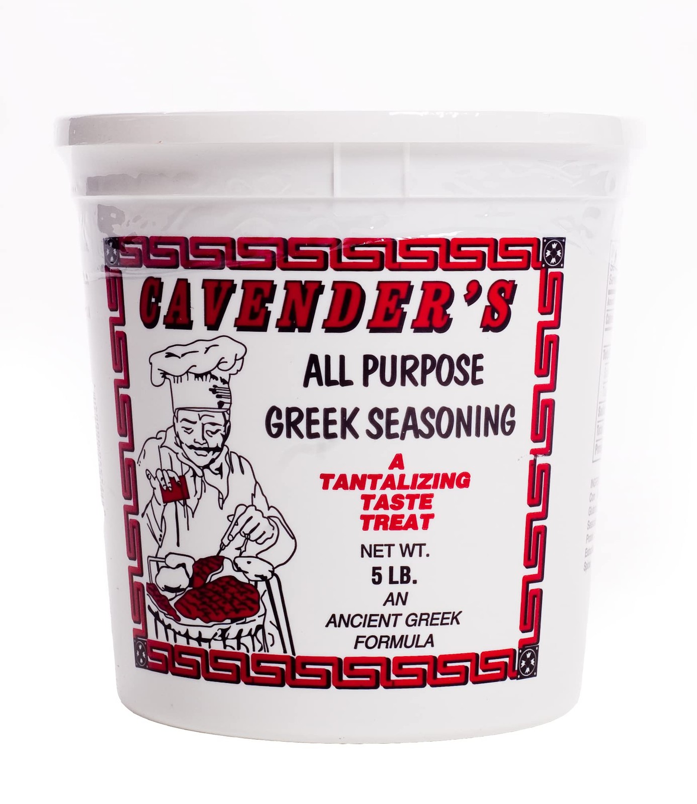 Cavender’s All Purpose Greek Seasoning 5 lbs Tub Bulk