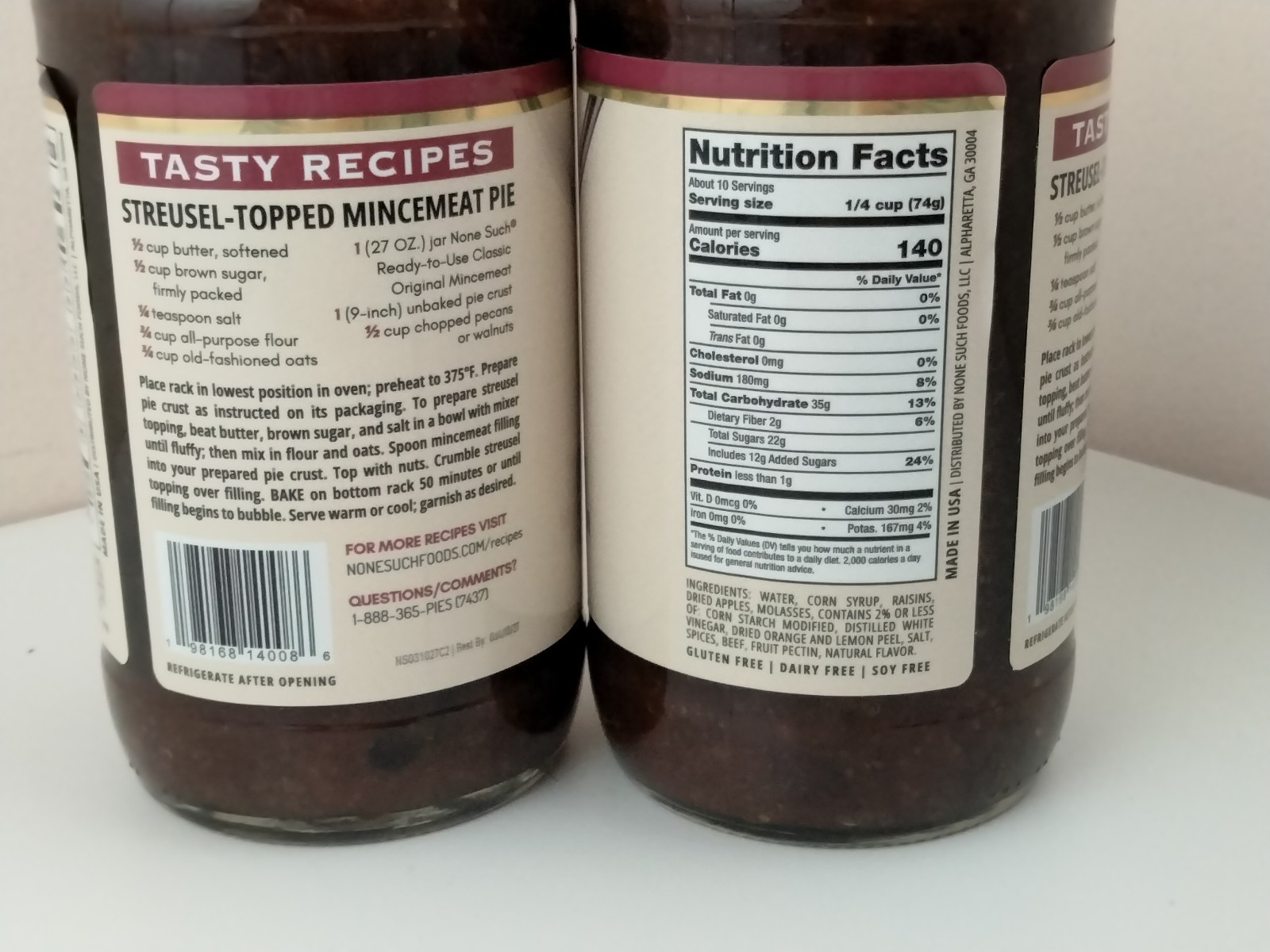2 ct × 27 oz 🥧 None Such® Mincemeat Pie Filling, Classic Original, EXP 3/10/27