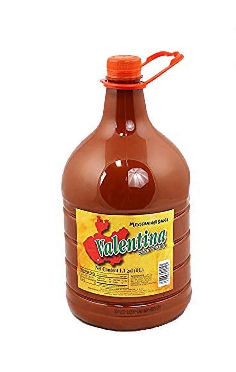 Valentina Salsa Picante Mexican Hot Sauce 135 Fl Oz (4L) 3/ Pack 12L Total