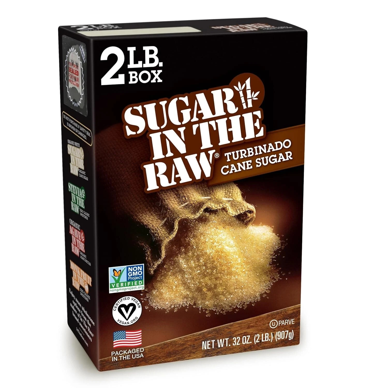 Sugar In The Raw Granulated Turbinado Cane Sugar, No Added Flavors or erythr