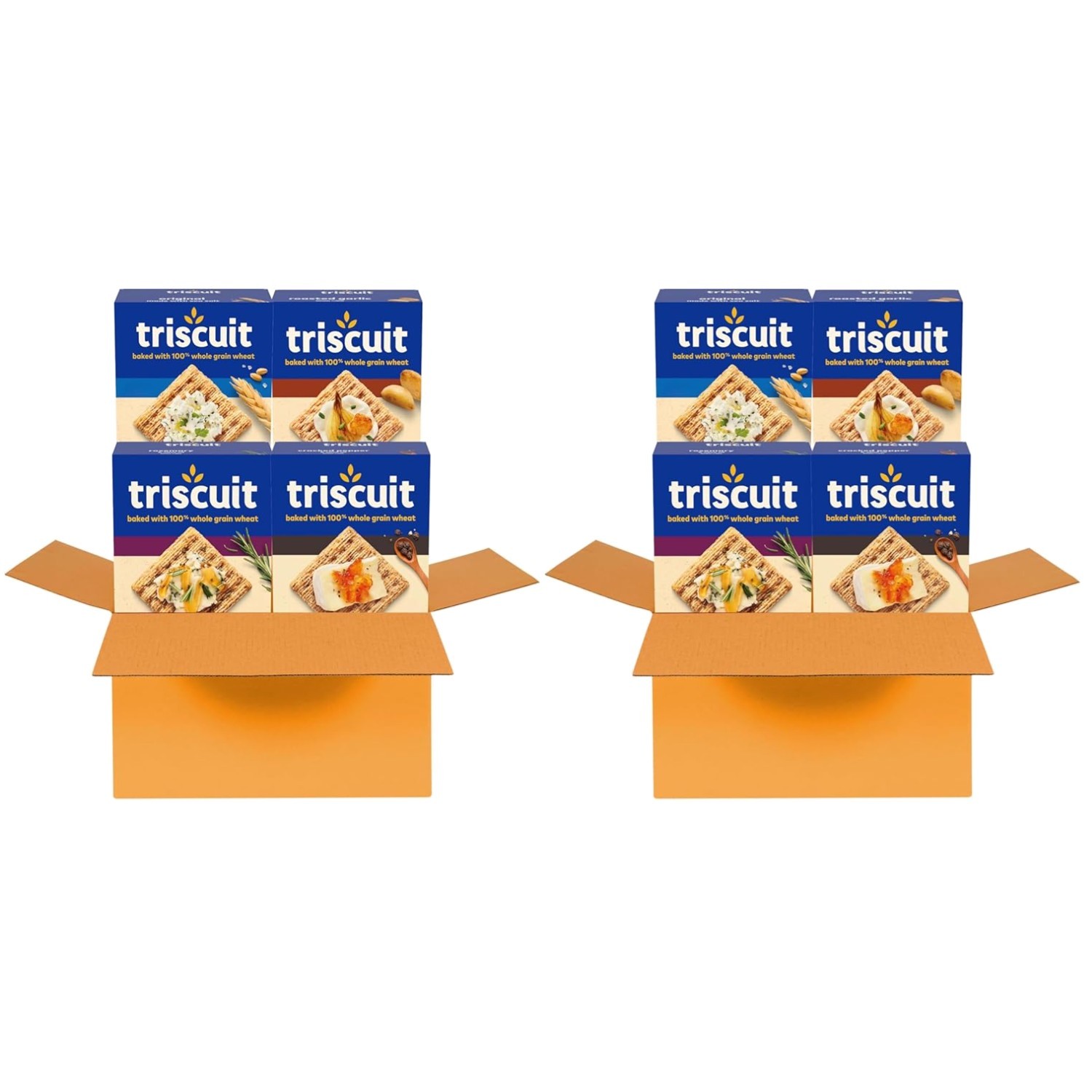 Whole Grain Crackers Variety Pack – 4 Flavors