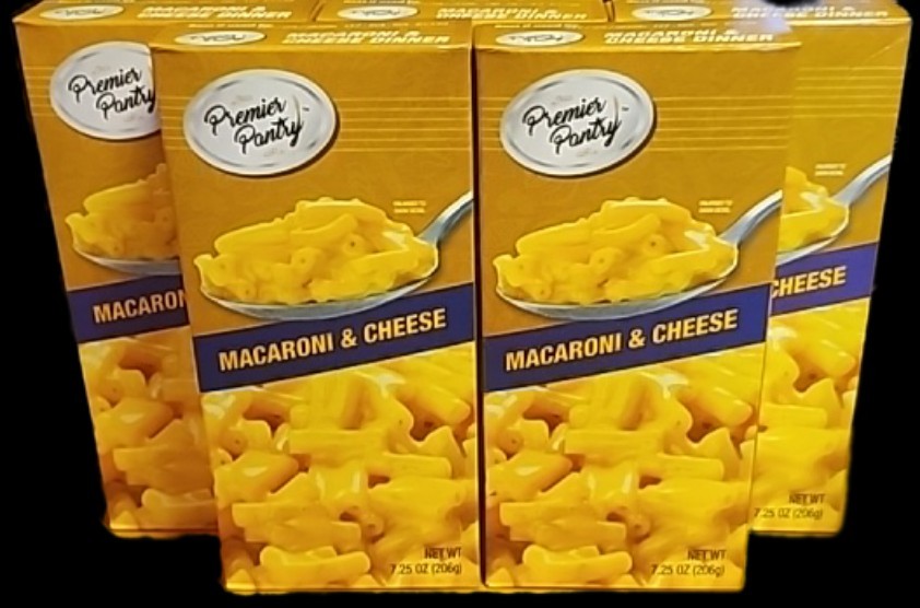 8 PREMIER PANTRY MACARONI & CHEESE 7.25 EACH BOX BEST BY:7/2026 FREE SHIPPING US