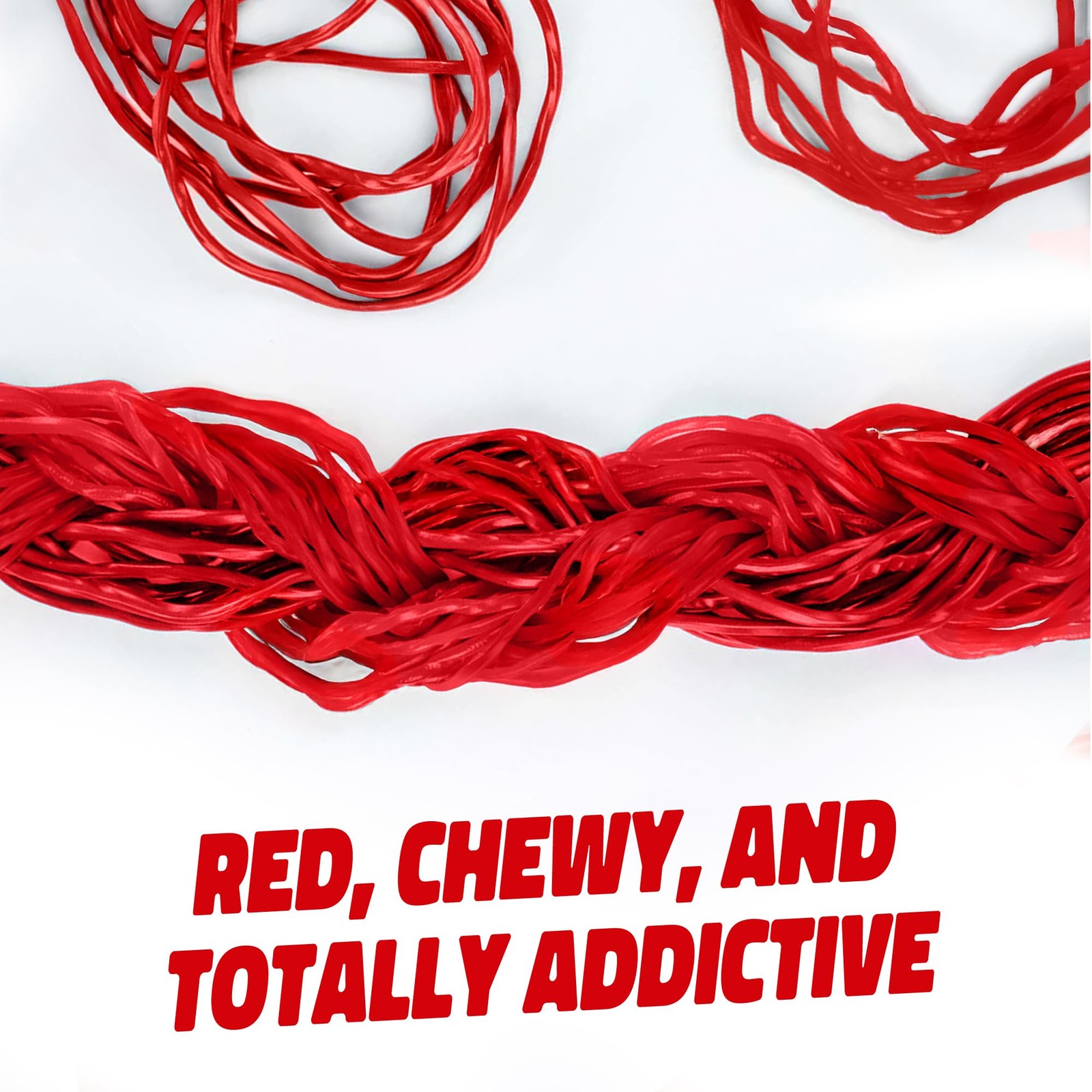 Strawberry Laces 2 lbs Pack of 3 Candy Sweet Treats Bulk