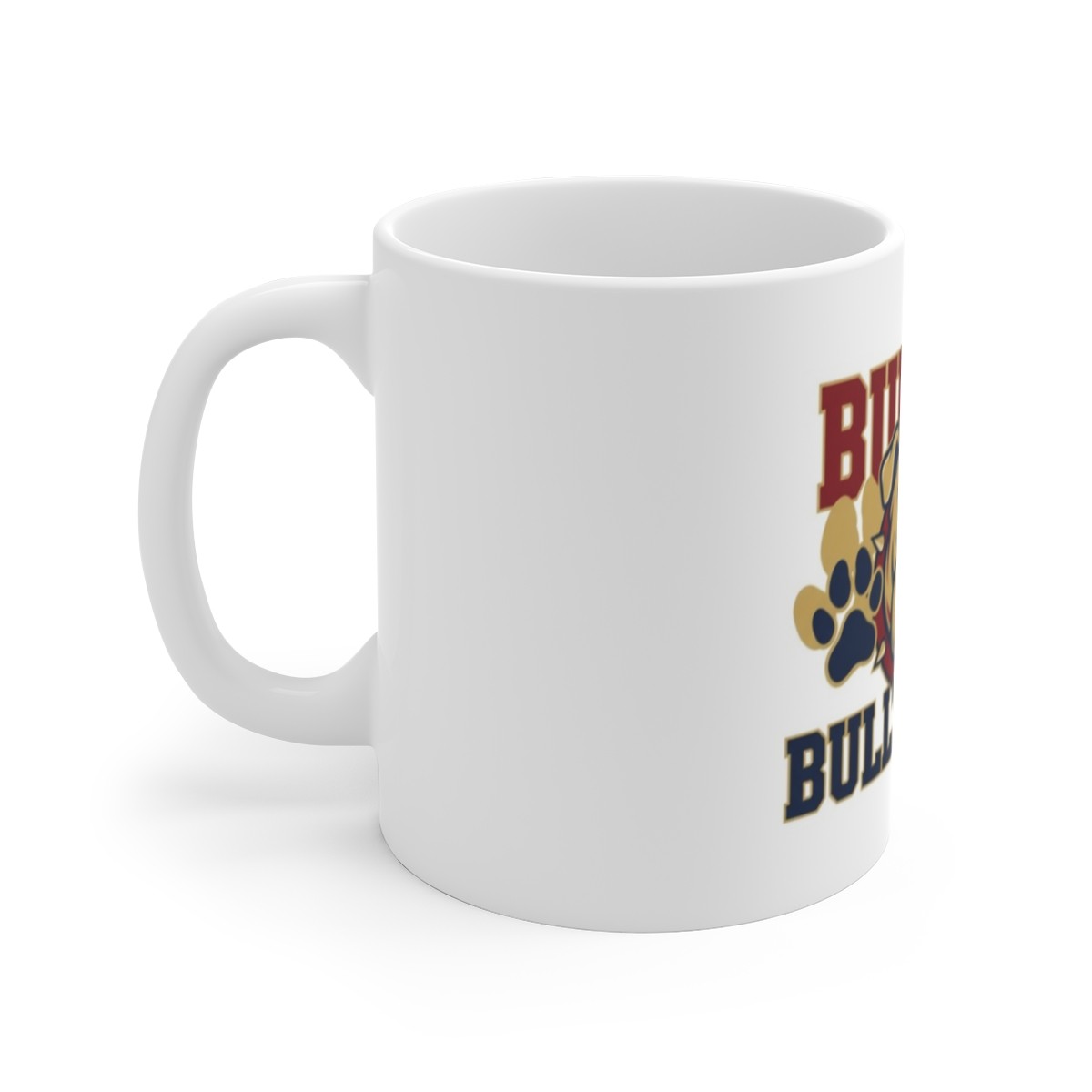 Custom Bulldog Pet Lover Coffee Mug Personalized Name Dog Owner Easter Gift