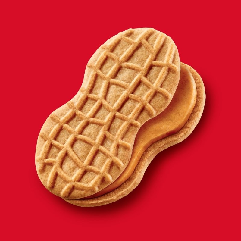 NUTTER BUTTER Peanut Butter Sandwich Cookies, 10 Packs of Snacks
